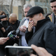 Al Salman speaks to the press following a court appearance by his niece Noor Salman on January 17, 2017 in Oakland, California.
